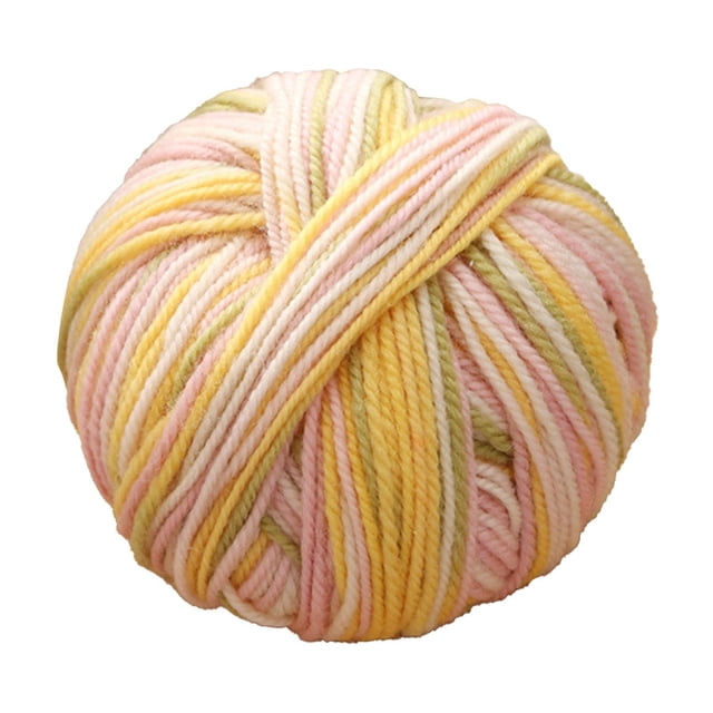Hilo de lana de leche para tejer y hacer ganchillo. Hilo suave y duradero para suéteres, bufandas y accesorios hechos a mano. Hilo colorido teñido con la técnica tie-dye para proyectos de