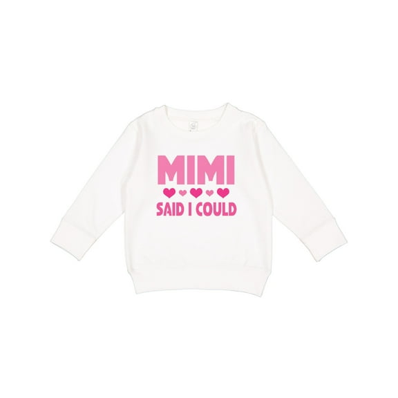 Inktastic Mimi Said Could Funny Granddaughter Toddler Sweatshirt