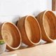 thumbnail image 3 of Nvzi Juego de 3 cestas tejidas, ideales para almacenar y organizar frutas, verduras, cuencos y alimentos. Cestas circulares de ratán tejido para encimera de cocina (grandes, medianas y pequeñas)., 3 of 5