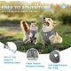 thumbnail image 3 of Summer Cat Travel Chest Strap Adjustable Vest with Drawstring Reflective Style Comfortable and Breathable Cat Harness with Anti-Break Drawstring (Grey, 3 of 5