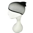 thumbnail image 2 of Women Elastic Nylon Wig Cap Open End Black Mesh Liner Short Fishnet Hair Net, 2 of 5