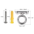thumbnail image 2 of 2 PCS Ganchos de techo 304 Acero inoxidable 35 mm Placa cuadrada for plantas colgantes, 2 of 5