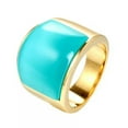 thumbnail image 5 of 18MM Gold Bands 11 Color Stones Stainless Steel Men's Engagement Ring Size 7-12, 5 of 9