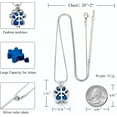 thumbnail image 2 of Pet Cremation Jewelry for Dog/Cat Paw Stainless Steel Memorial Locket Urn Necklace with Hollow Urn Cremation Jewelry for Ashes, 2 of 6