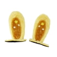 thumbnail image 4 of 2 piezas de decoración para casco con orejas de conejo, orejas de conejo, adherencia única para invierno, fácil de pegar. Marrón Amarillo, 4 of 8