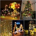 thumbnail image 3 of Solar Outdoor String Lights,100 LED Solar Powered Fairy Lights 33 feet 8 Modes Copper Wire Lights Waterproof Outdoor String Lights for Garden Patio Gate Yard Party Wedding Indoor Bedroom (Multicolor), 3 of 8