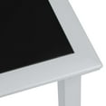 thumbnail image 2 of vidaXL Patio Table Black and Silver 16.1"x16.1"x17.7" Steel and Glass, 2 of 4