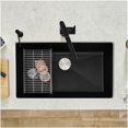 thumbnail image 3 of Blanco 440150 Precis 32" Undermount Single Basin Silgranit Kitchen Sink - Grey, 3 of 7