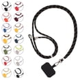 thumbnail image 4 of Mobile Phone Neck Rope Adjustable Metal Snap Buckle Anti-lost Holder Lanyard with Adhesive Card Outdoor Travel Hiking B, 4 of 5