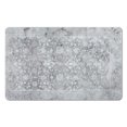 thumbnail image 1 of Vintage Gray Bathroom Rug Set, Non-Slip and Soft, Long Bathroom Rugs and Contour Toilet Rug included, Machine Washable, Decorated with Oriental Floral Design, Perfect for Tub and Shower, 20x32 in, 1 of 5