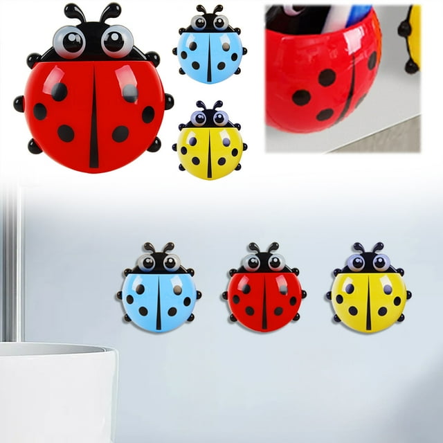Cute Cartoon Star Suction Cups Toothbrush Racks Toothpaste Racks And Storage Racks For Household Daily Necessities