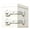 White, variant on 4-Piece Multi-Purpose Child Safety Lock Set: Baby Safety Locks for Drawers, Refrigerators, Cabinets, and Toilets with Finger-Pinch Protection White