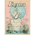 thumbnail image 2 of Anonymous 11x14 Gold Ornate Wood Frame and Double Matted Museum Art Print Titled - Erma (1900), 2 of 4