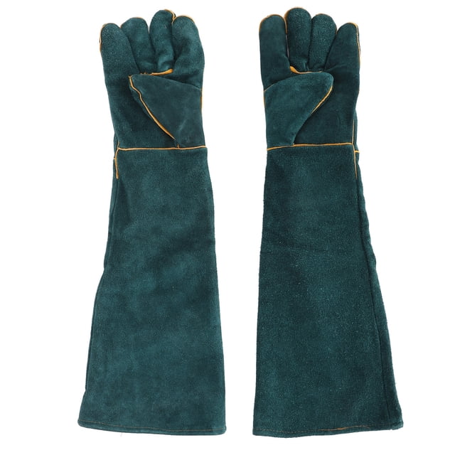 Guantes para manipulación de animales, guantes antimordeduras de animales, guantes antimordeduras de reptiles, guantes de halcón para manipulación de aves, acabado de lujo
