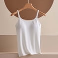thumbnail image 6 of jjayotai Built in Bra Tank Tops for Women Adjustable Spaghetti Strap Tank Top Basic Undershirts Camis, 6 of 6