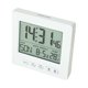 thumbnail image 5 of Moyic Reloj despertador LCD de alta definición Fecha digital Reloj ajustable Relojes LED Termómetro Temperatura Relojes de escritorio Blanco 2piezas, 5 of 6