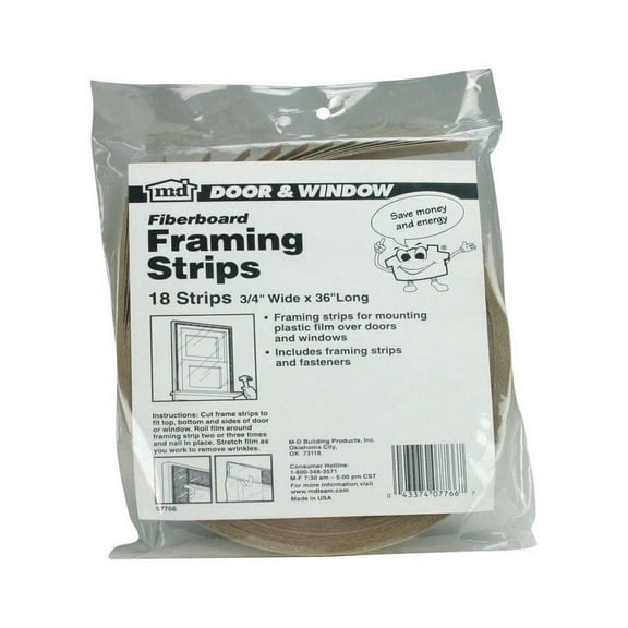 Framng Strip Window3/4X36" Br M-D Building Products 7766 043374077667