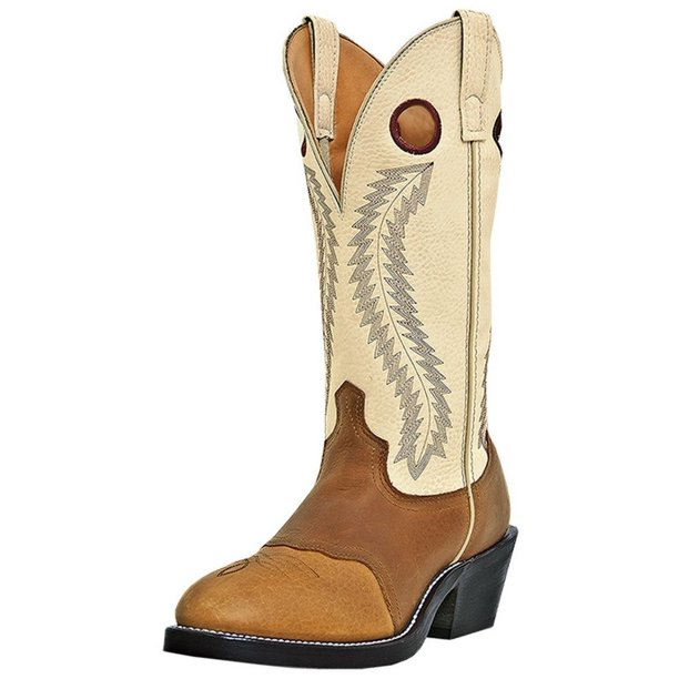 Laredo Laredo Western Boots Mens Knoxville Buckaroo Leather Tan Cream 62023