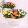 thumbnail image 3 of 2 Piezas De Flores Falsas Ramo Artificial De De Floral Decoración De Soledad Crisantemos artificiales, 3 of 6