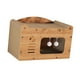 thumbnail image 4 of Cat Scratcher House resistente con juguete colgante acogedor lecho de salón de cuevas de espacios para gatos haciendo ejercicio, 4 of 8