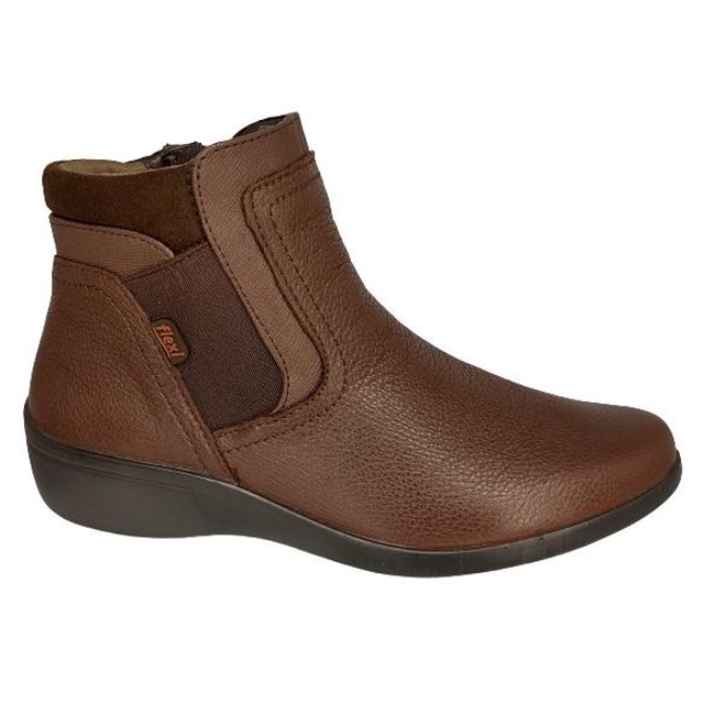 Calzado de ADULTO tipo BOTIN color CAFE Flexi 18124