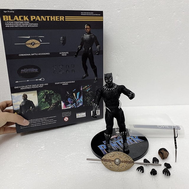 Figuras de acción de Mezco-Marvel, Pantera Negra, Iron Man, servicios.com América, Joker, Comuna enstein, Flecha Verde, Deadpool, Juguetes, Regalos de Navidad