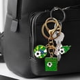 thumbnail image 5 of Metal Football Souvenir Keychain, Sports Fan Pendant With Intricate Design, for Car Ornament and Daily Use, B, 5 of 5