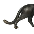 thumbnail image 5 of 15" x 6" Black Polystone Leopard Sculpture with Gold Accents, by DecMode, 5 of 11