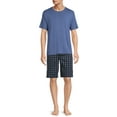 thumbnail image 2 of Hanes Men’s Modal Spandex Crew Neck Pajama Tee, 2 of 5