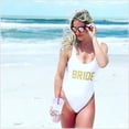 thumbnail image 5 of Bachelor Party Sexy One Piece swimsuit BRIDE SQUAD Bathing Suit Women Swimwear Plus Size body 2022 sexy monokini Luxury swimsuit, 5 of 7
