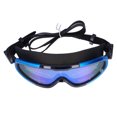 thumbnail image 3 of Lunettes de Natation, Sangle Miroir Réglable Lentille Microarc Plaqué Confortable Fiable Grand Cadre Lunettes de Natation pour Intérieur pour Entraînement Extérieur Bleu et Noir, Jaune et Noir, 3 of 7