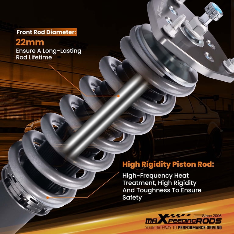 MaXpeedingrods Coilovers 24-Way Adjustable Damper Kit For Nissan 370Z Z34 & Infiniti G37 RWD (08-13)