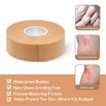 thumbnail image 3 of Self Adhesive Bandage Wrap 1 Roll, Athletic Tape 1 X 196 Inches, Sports Tape, Breathable, Waterproof, Elastic Bandage for Sports, Wrist and Ankle Wrap Tape, 3 of 6