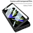 thumbnail image 4 of TECH CIRCLE Galaxy Z Fold 6 Case, Slim Thin Full Body Rugged Shockproof Protective Case with Built-in Screen Protector Hard PC Anti-Scratch Folding Phone Case For Samsung Galaxy Z Fold 6 7.6",Black, 4 of 7