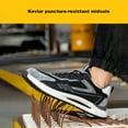 thumbnail image 2 of Safety Trainers Men Steel Toe Cap Trainers Breathable Work Trainers Comfortable Work Industrial Sneakers, 2 of 6