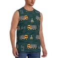 thumbnail image 2 of Easygdp Big Machine Men's Breathable Tank Tops Sleeveless Sporty T Shirts for Basketball, Mountaineering, Bodybuilding -XX-Large, 2 of 8