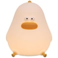 thumbnail image 1 of Cartoon Fat Chicken Silicone Night Light Soft Cute Usb De Carga Pat Light Toggle Switch Light Led Atmósfera Lámpara De Mesa Con Dos Luces De Engranajes Para El Dormitorio Advancent HA019526-00, 1 of 7