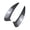 Black-Carbon fiber, variant on 2pcs Rear Bumper Side Spoiler for Mercedes-Benz CLE Coupe C236 AMG 2024 onwards