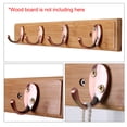 thumbnail image 4 of 5pcs Wall Hooks Zinc Alloy Hook Caps Coat Key Towel Wall Bathroom DIY Hanger w Screws Red Copper, 4 of 7