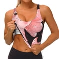 thumbnail image 3 of Fotbe Cute Axolotl Sakura Blossoms A Sujetador Deportivo Largo sin Aros para Mujer con Almohadillas y Soporte Medio, Transpirable y Absorbente, Camiseta Tipo Chaleco o Tank Top-Small, 3 of 8