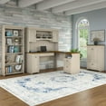 thumbnail image 2 of Bush Furniture Fairview 2 Door Storage Cabinet with File Drawer in Antique White and Tea Maple, 2 of 4