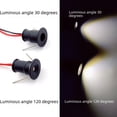 thumbnail image 5 of Foco empotrado pequeño de 12 V y 1 W para armario de vinos, vitrina de joyas, lámpara de techo, miniluz empotrada para pulgar, 5 of 5