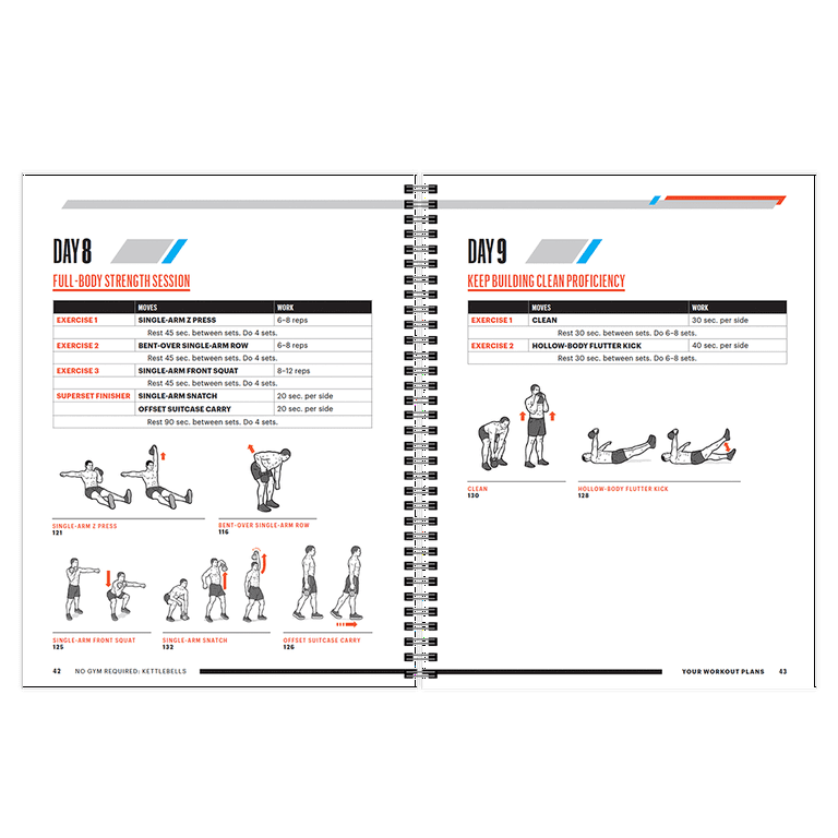 Men s Health No Gym Required Kettlebells a Full Body Transformation with Just One Kettlebell Walmart