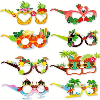 Luau Party Sunglasses - 9 Pairs, Hawaiian Dress Props, Beach  display picture 1