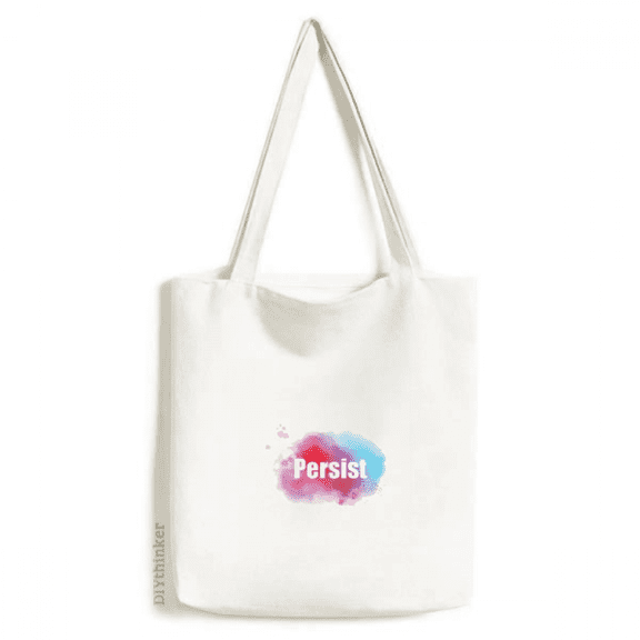 persist stardr imaginatio strive tote canvas bag shopping satchel casual handbag