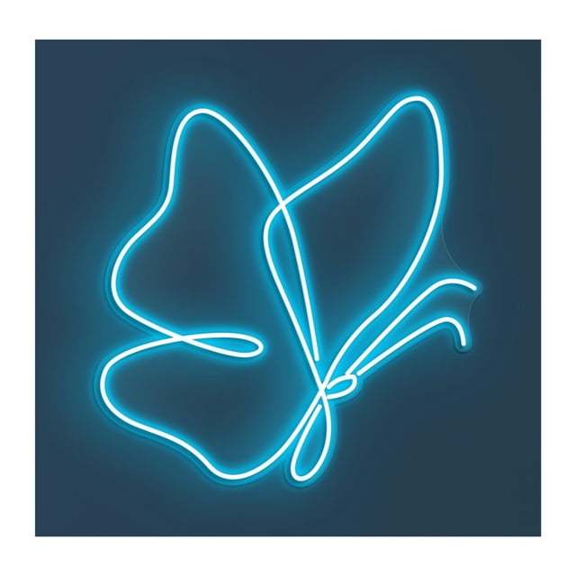 Letrero De Neón Con Luz LED Mariposa, Tienda Animales, Decoración Pared Para Habitación Infantil, Dormitorio, Guardería, 42cm