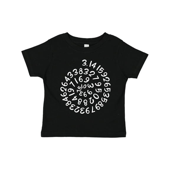 Inktastic Pi Day Pi Numerals in Spiral Boys or Girls Toddler T-Shirt