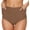 Brown, variant on Swim Brief Women Tummy Control Ladies Swimsuit Bikini Bottoms High Waisted Full Coverage Bathing Suit Tankini Bottom with Pockets Swimming Swimwear XXL Black