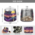 thumbnail image 2 of Yayeee Ashtray with Lid for Cigarette Smokeless Stainless Steel Home Ash Holder, Neon Road, 2 of 7