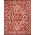 thumbnail image 2 of SAFAVIEH Beach House Orville Indoor/Outdoor Area Rug Red/Cream, 8'6" x 12', 2 of 6